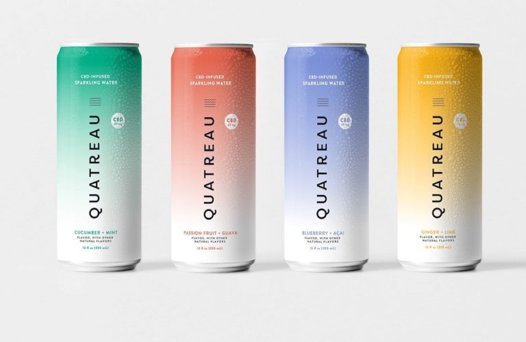 Quatreau Product CBD-Infused Sparkling Waters