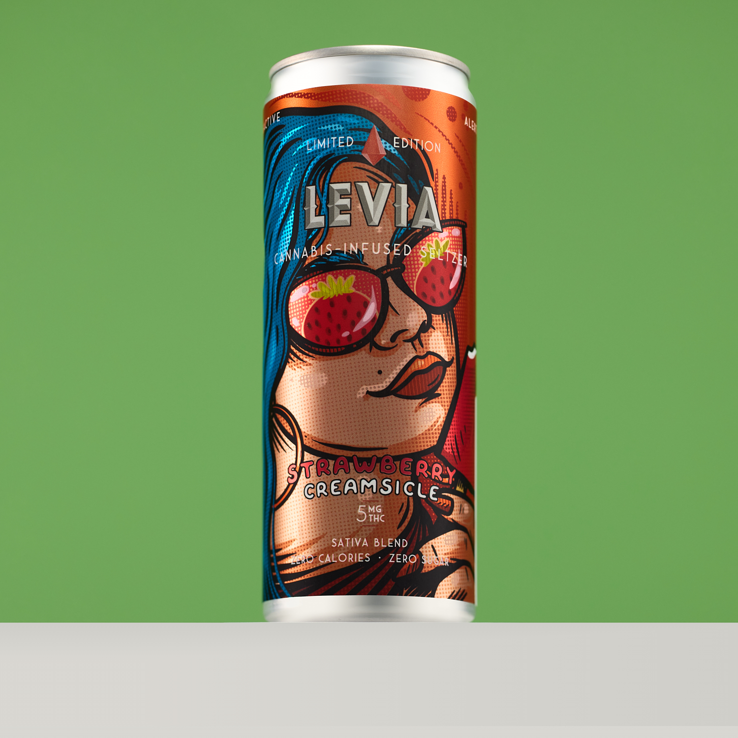 Levia Cannabis Infused Seltzer - Strawberry Creamsicle