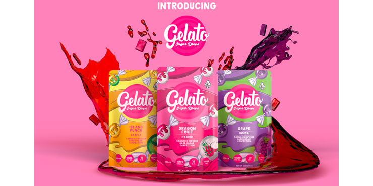 Gelato's new Sugar Drops edibles.