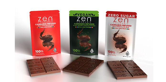 Zen Cannabis' chocolate bar line